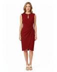 Robe Cocktail Femme – Silhouette Drapée & Taille Froncée