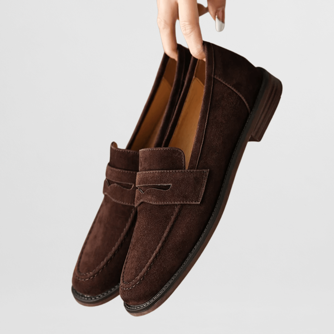 Mocassins Femme Apolline-Jeanne – détail de la tige