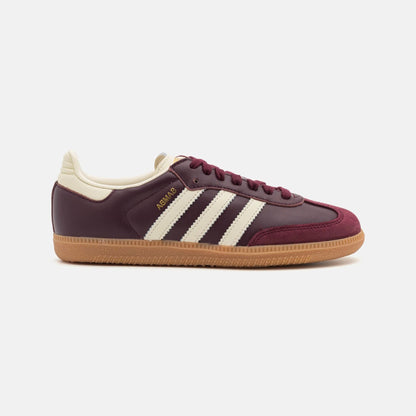 Sneakers basses Adidas Samba maroon gold metallic unisexe