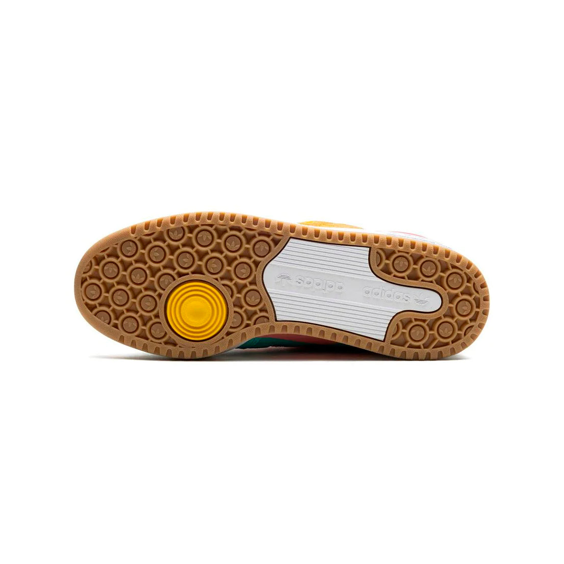 Adidas Forum Low Simpsons Living Room baskets basses homme et femme en cuir rose, vue arrière