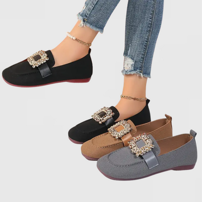Mocassins Femme Capucine-Iris – détail de la tige
