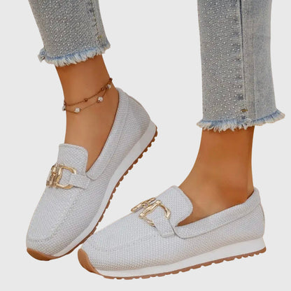 Mocassins Femme Apolline-Maud – détail de la tige