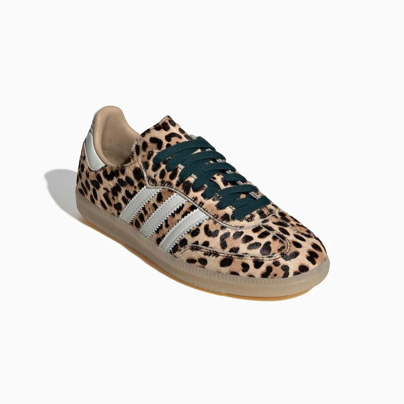 Sneakers basses Adidas Samba OG leopard magic beige unisexe