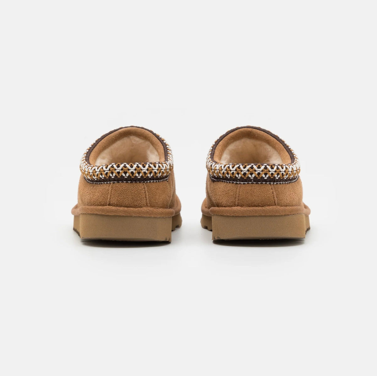 UGG Tasman II Chestnut chaussons homme et femme en daim et peau de mouton marron chestnut, détail semelle
