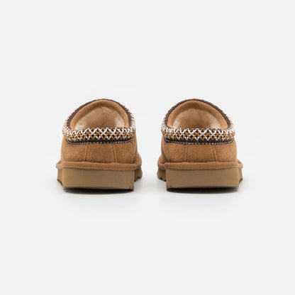 UGG Tasman II Chestnut chaussons homme et femme en daim et peau de mouton marron chestnut, détail semelle