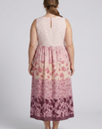 Robe Femme Longue Imprimée Fleurie – Coupe Ample Sans Manches