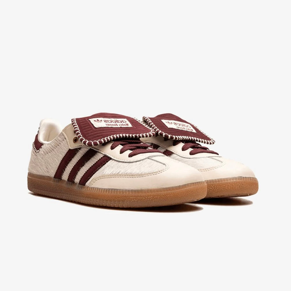 Sneakers basses Adidas Samba pony tonal wales bonner cream white unisexe