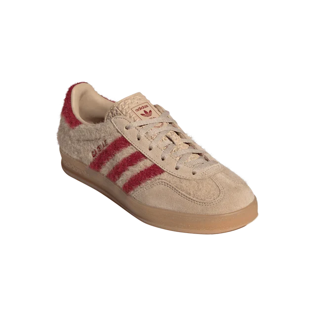 Sneakers basses Adidas Gazelle Indoor magic beige victory red unisexe