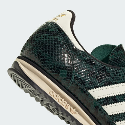 Sneakers basses Adidas SL 72 collegiate green snakeskin unisexe