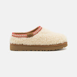UGG Tasman Maxi Curly Natural – Chaussons Femme en Daim et Mouton Bouclé