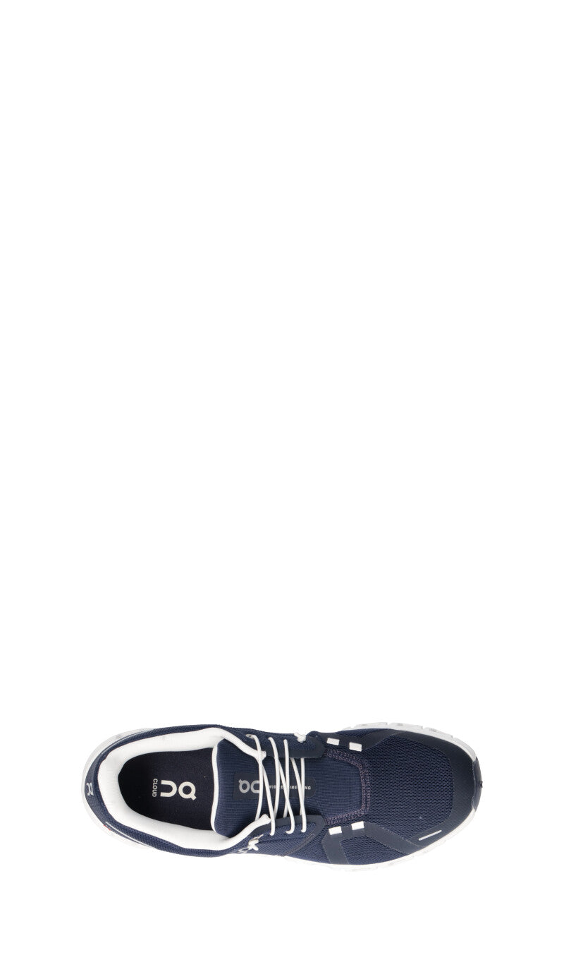 On Cloud 6 Baskets Bleu Marine Blanc Homme - 5