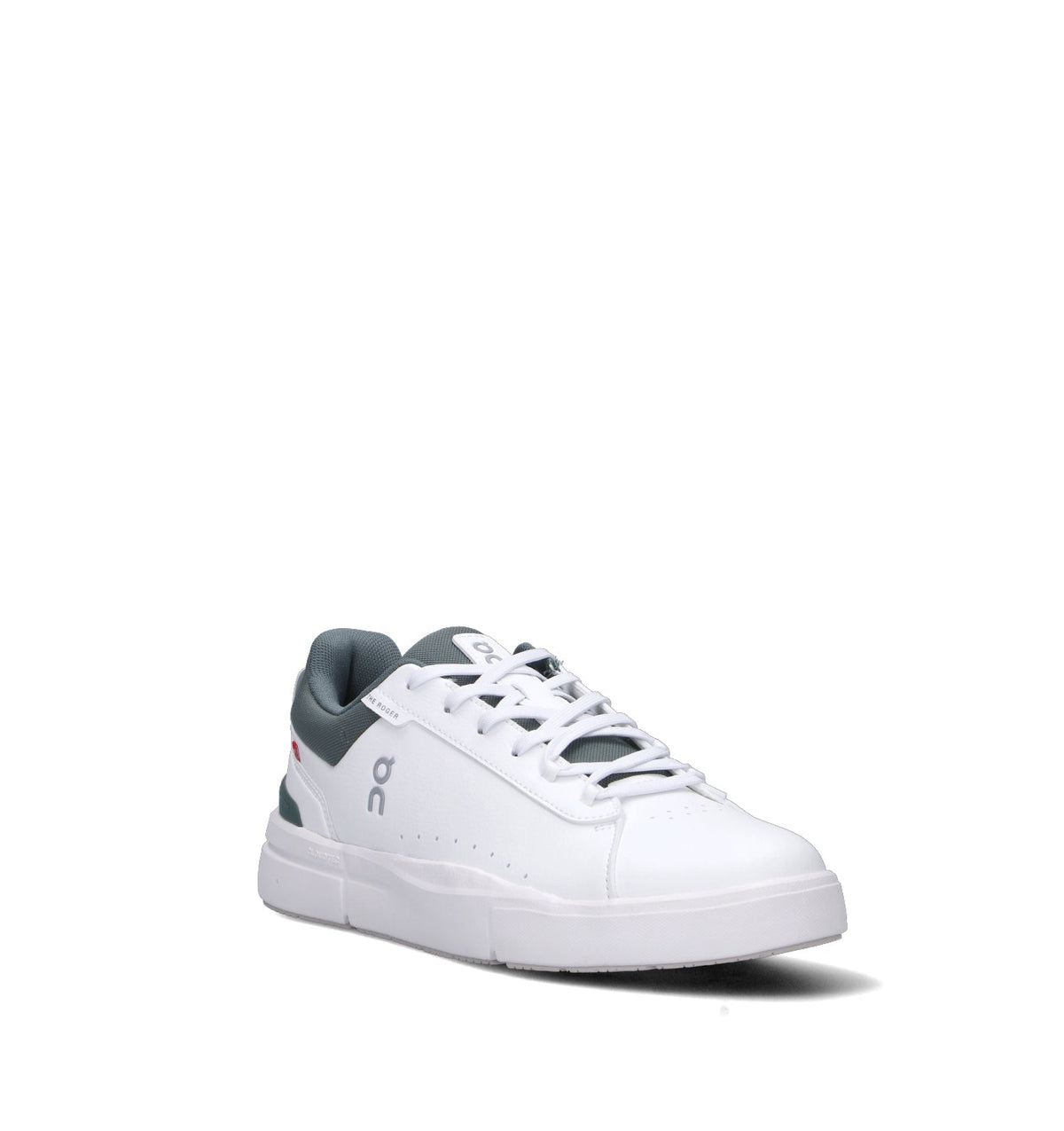 On THE ROGER Advantage Baskets Blanc Vert Homme - 2