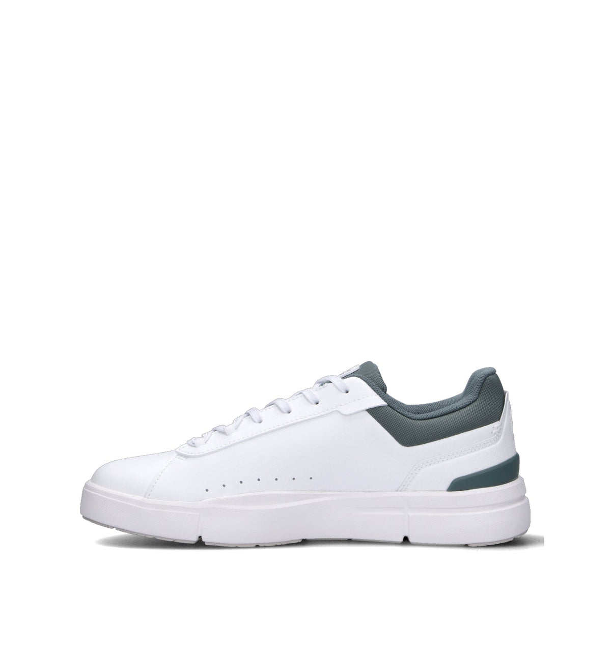 On THE ROGER Advantage Baskets Blanc Vert Homme - 4