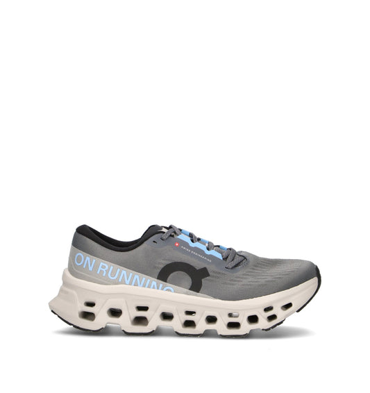 On Cloudmonster 3 Chaussures Running Gris Argent Homme - 1