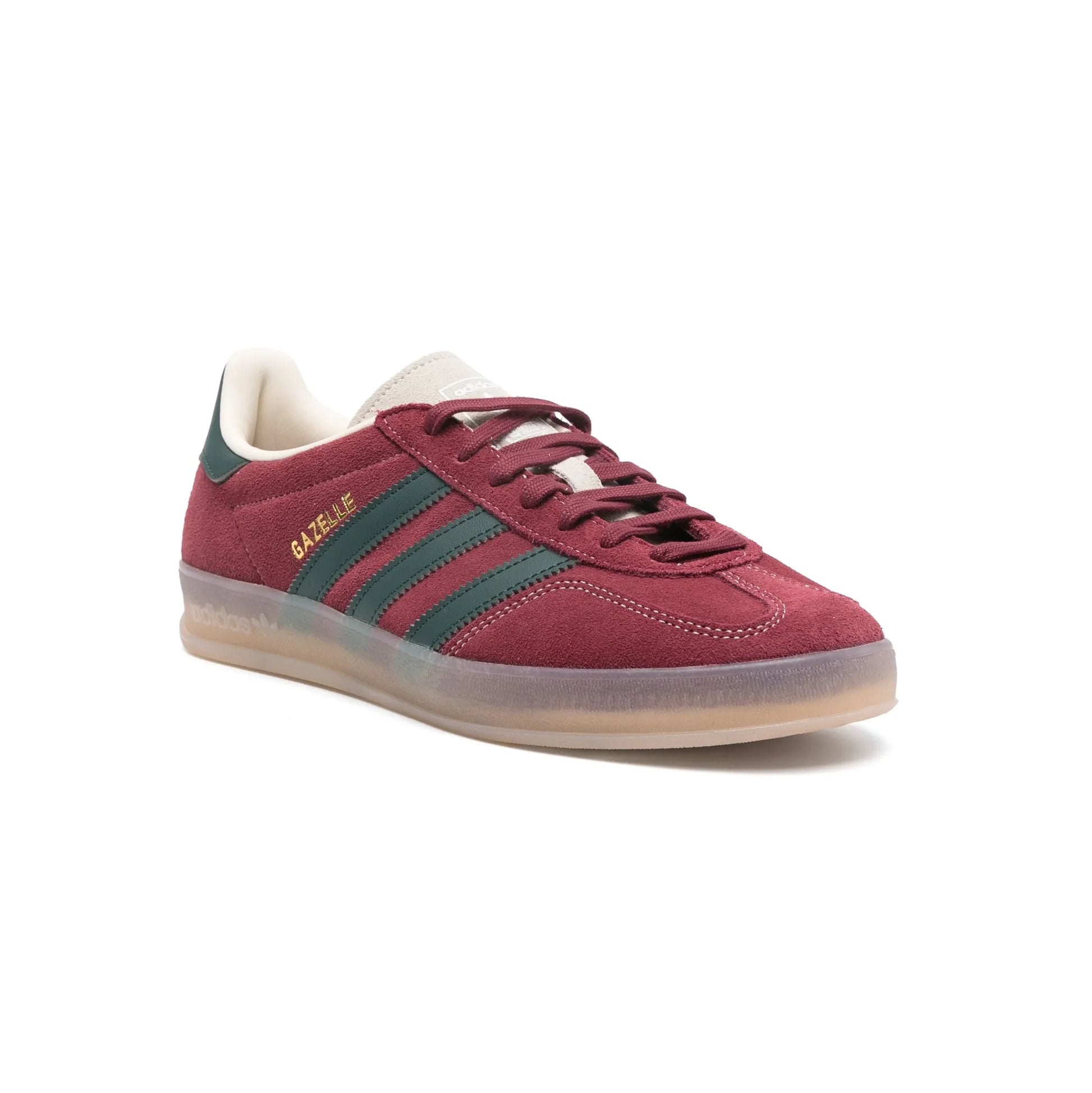 Sneakers basses Adidas Gazelle Indoor shadow fig unisexe