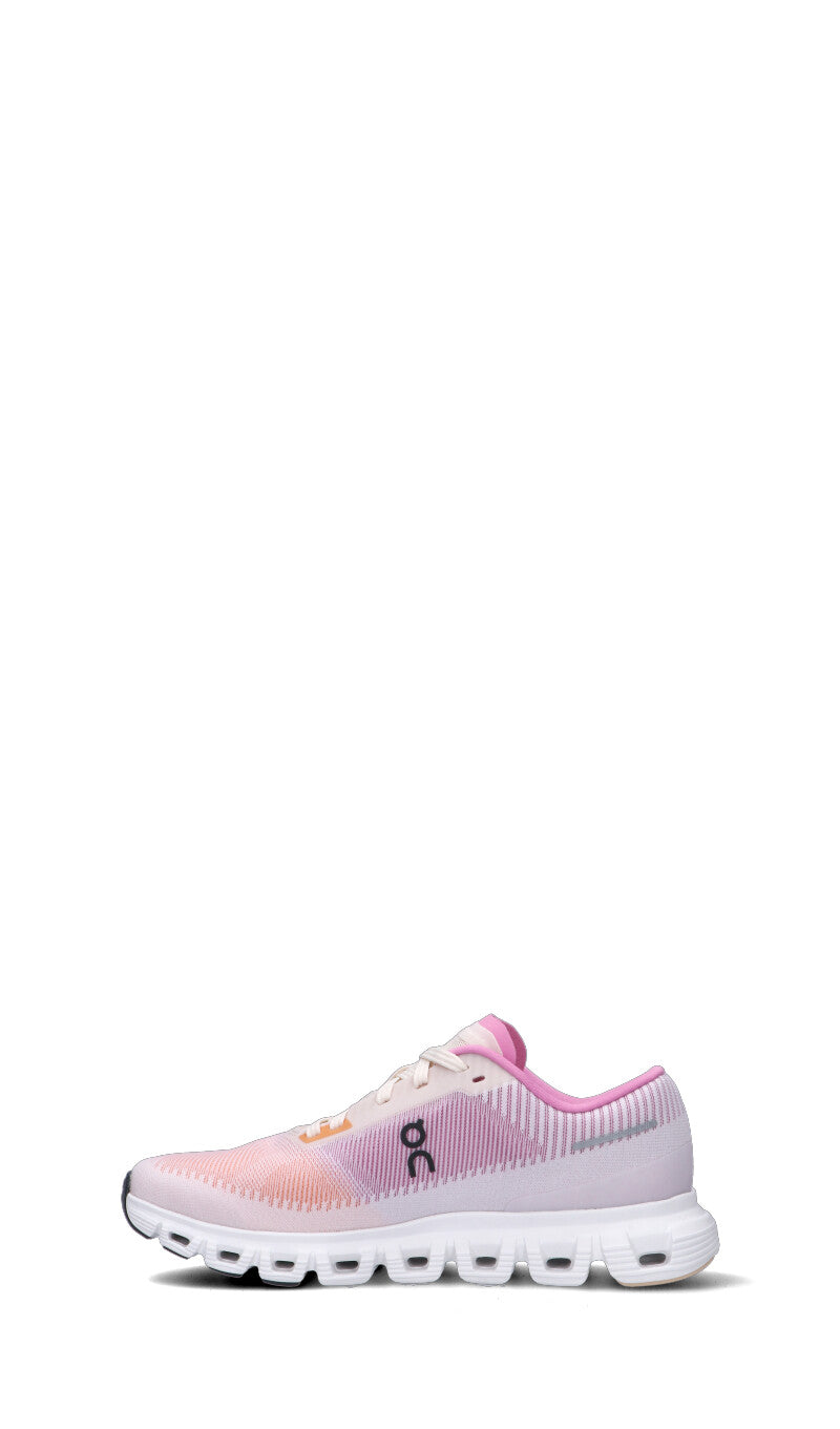 On Cloud 6 Push Baskets Orange Rose Femme - 4