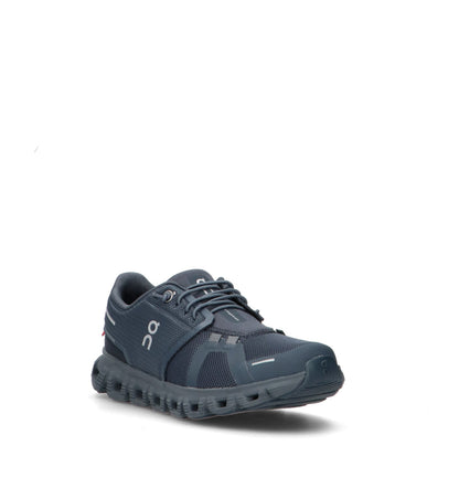 On Cloud 6 Baskets Bleu Marine Gris Femme - 2