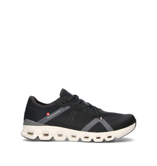 On Cloud X 4 AD Baskets Noir Gris Femme - 1