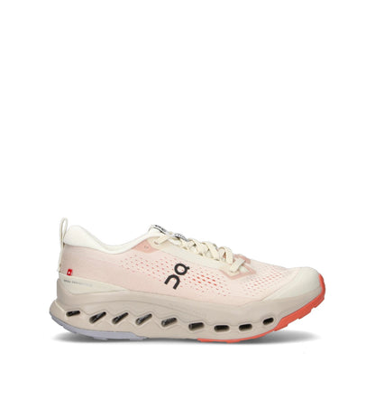 On Cloudsurfer Trail 2 Chaussures Trail Running Blanc Rose Femme - 1