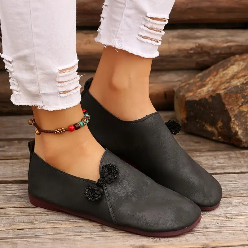 Mocassins Femme Constance-Nina – vue portée