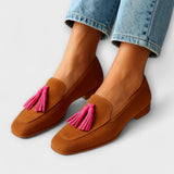 Mocassins Femme Camille-Jeanne, Confortables Slip-On