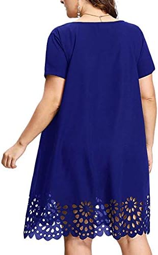 Robe Midi Femme en tissu léger, col rond, coupe fluide – Menvelo
