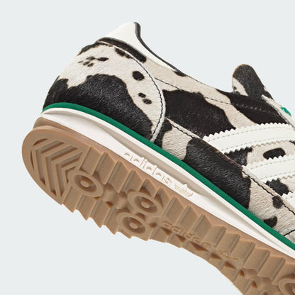 Sneakers basses Adidas SL 72 cow print black white unisexe