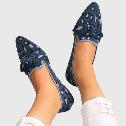 Mocassins Femme Pauline-Jeanne – détail de la tige