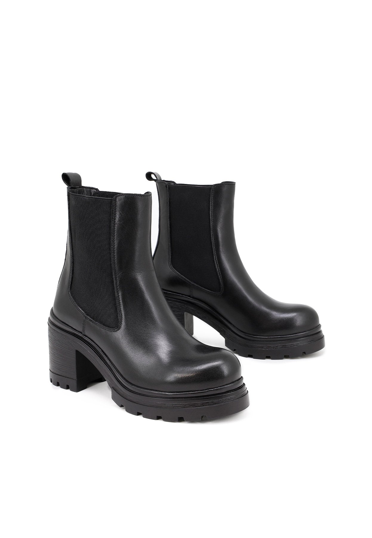 Bottines Chelsea Femme Lila – vue arrière