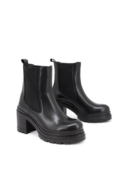 Bottines Chelsea Femme Lila – vue arrière