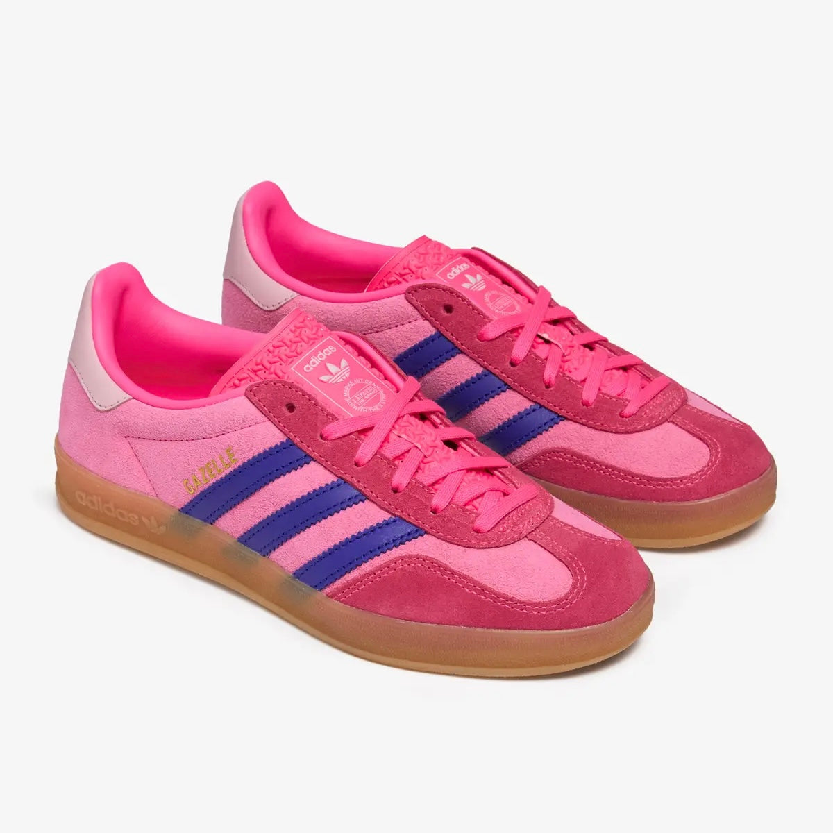 Sneakers basses Adidas Gazelle Indoor lucid rosa unisexe