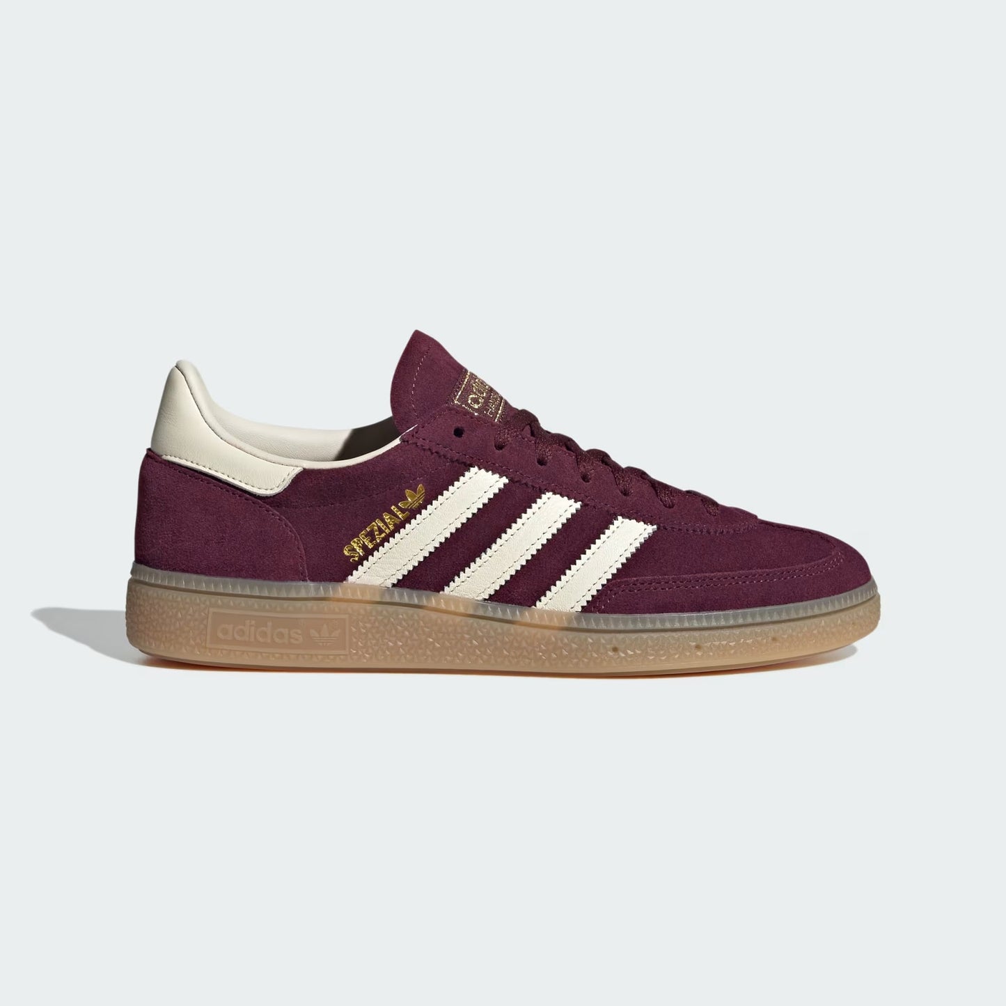 Sneakers basses Adidas Handball Spezial maroon cream white unisexe