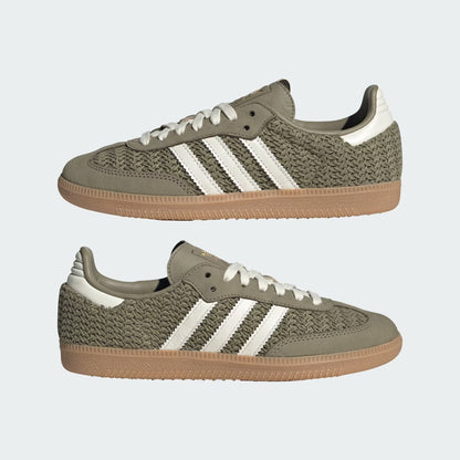 Sneakers basses Adidas Samba crochet pack orbit green unisexe