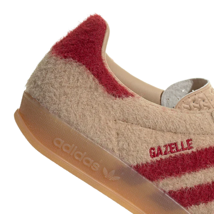 Sneakers basses Adidas Gazelle Indoor magic beige victory red unisexe