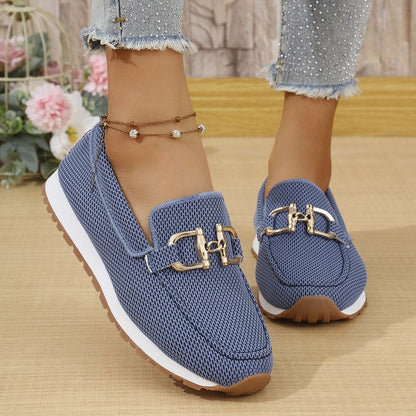 Mocassins Femme Constance-Emma – détail de la tige