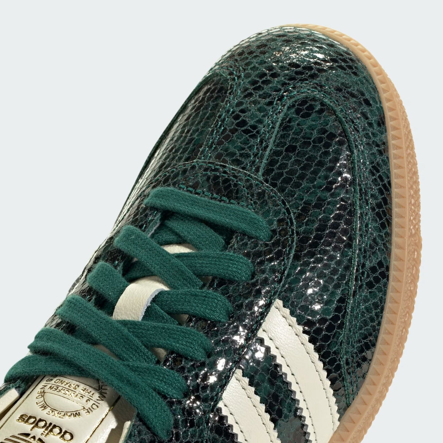 Sneakers basses Adidas Samba snakeskin collegiate green unisexe