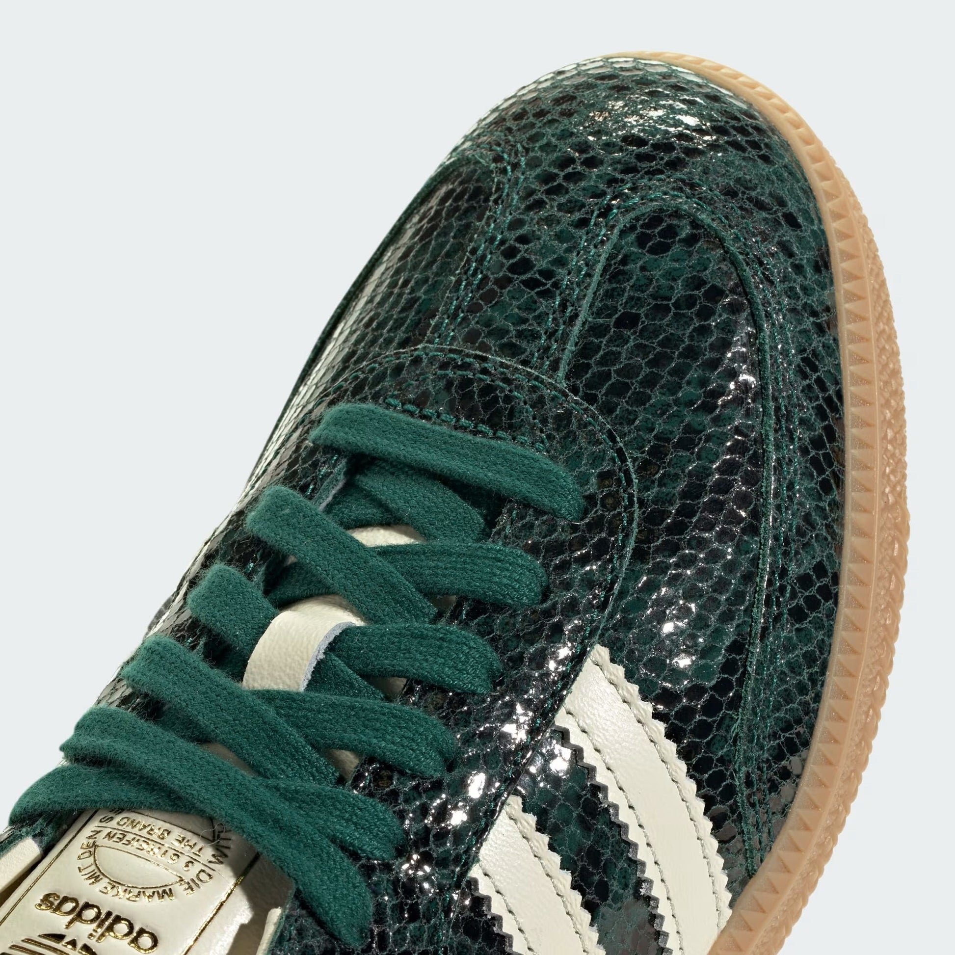 Sneakers basses Adidas Samba snakeskin collegiate green unisexe