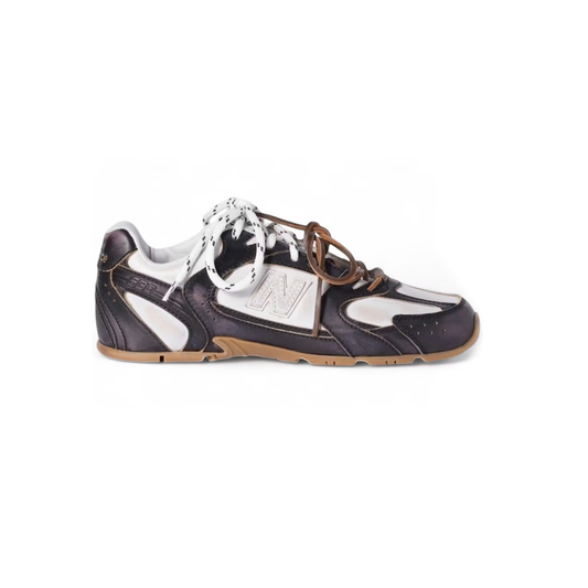 New Balance 530 x Miu Miu Baskets en Cuir Noir Blanc Homme Femme - 1