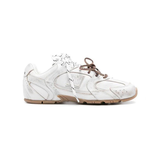 New Balance 530 x Miu Miu Baskets en Cuir Blanc Homme Femme - 1