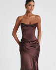 Robe Sirène Femme Bustier – Silhouette Moulante et Évasée