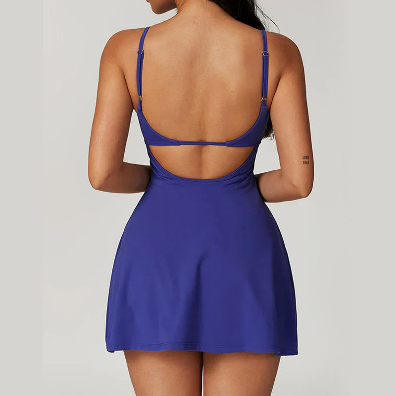 Robe Mini Femme en tissu léger, coupe ample – Menvelo