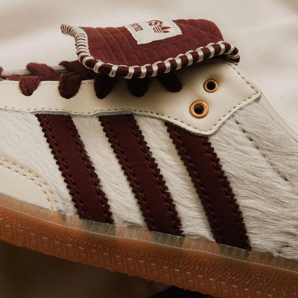 Sneakers basses Adidas Samba pony tonal wales bonner cream white unisexe