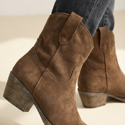 Bottines Cowboy Femme Margaux à Talon Bloc