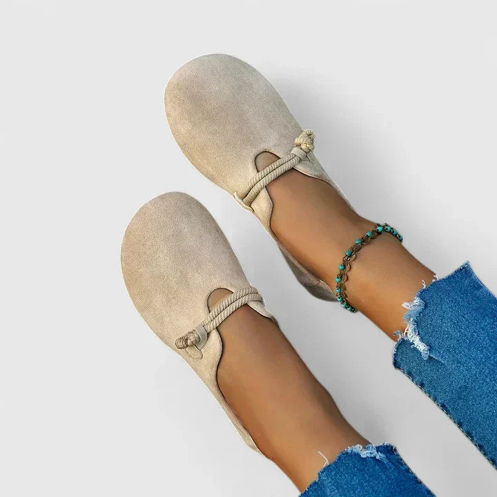 Mocassins Femme Camille-Romy – détail de la tige