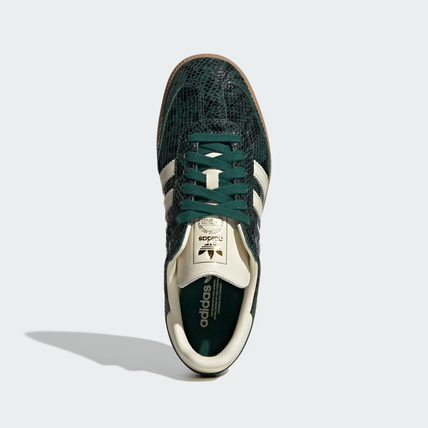 Sneakers basses Adidas Samba snakeskin collegiate green unisexe