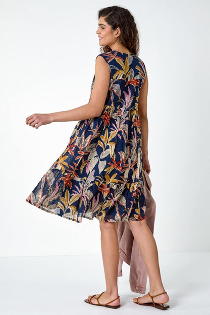 Robe Midi Femme en dentelle, col V, coupe confortable – Menvelo
