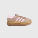 Adidas Gazelle Bold Sneakers Basses Femme Trace Brown Clear Pink