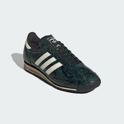 Sneakers basses Adidas SL 72 collegiate green snakeskin unisexe