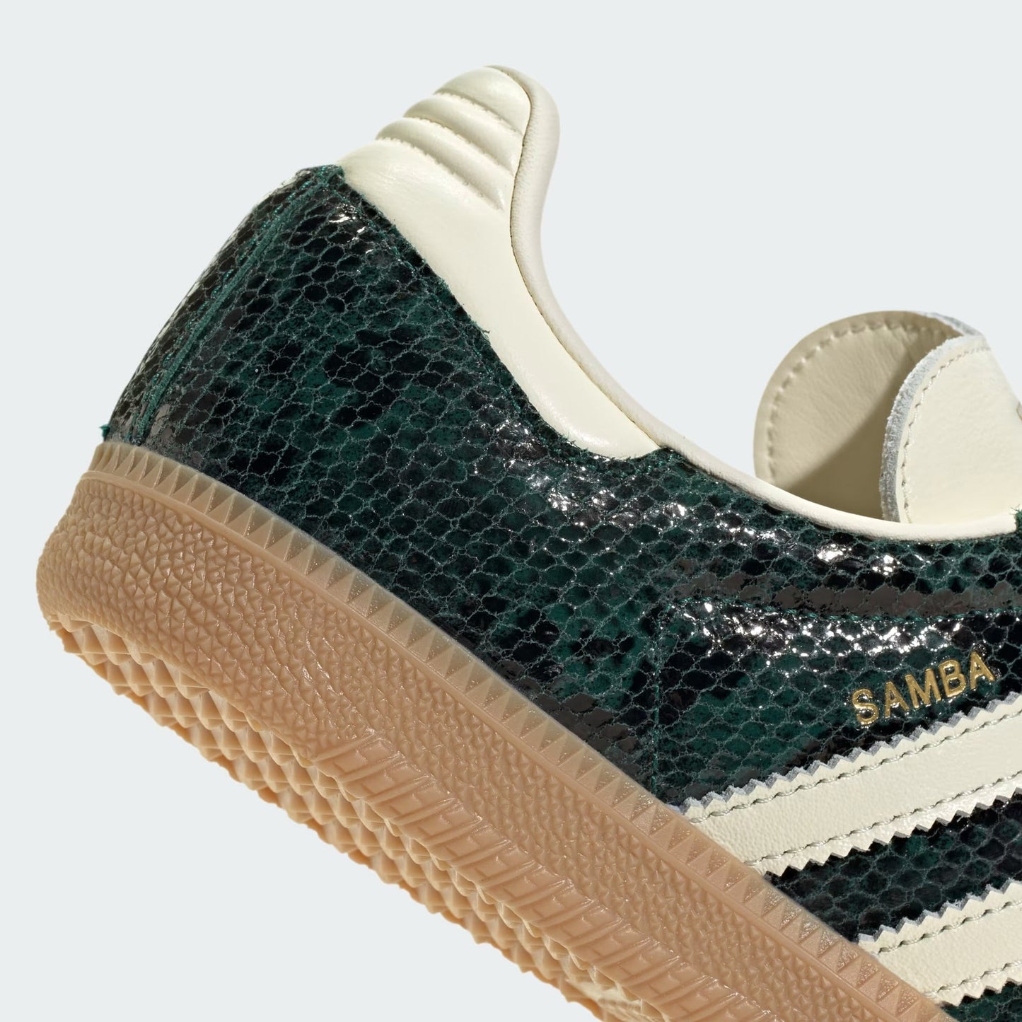 Sneakers basses Adidas Samba snakeskin collegiate green unisexe