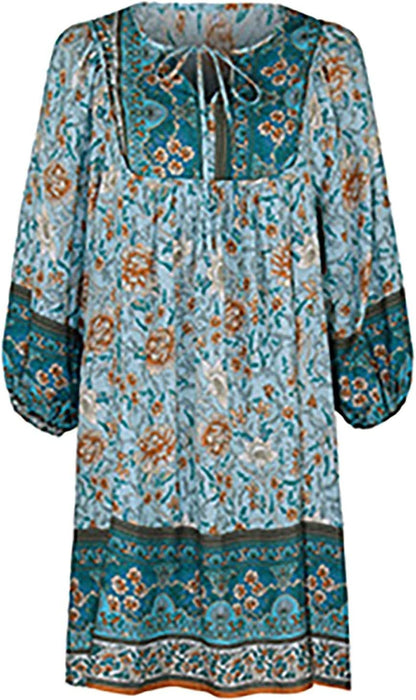 Robe Midi Femme en lin, plissée, coupe fluide – Menvelo